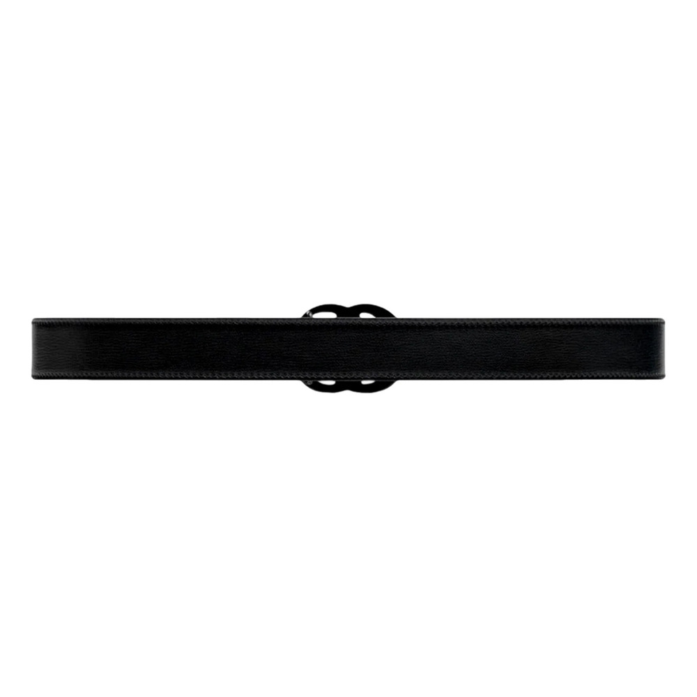 Gucci GG Marmont Monochrome Black Leather Belt
